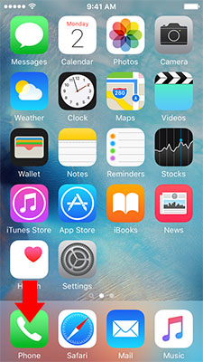 home screen phone app