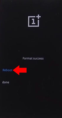 OnePlus Hard Reset Reboot Menu reboot