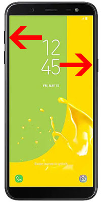 Samssung Galaxy J8 - Both Arrows