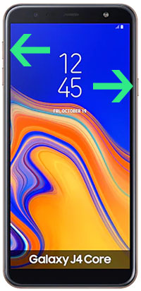 Samsung Galaxy j4 Core - Volume and power arrows