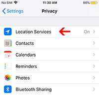 select location services